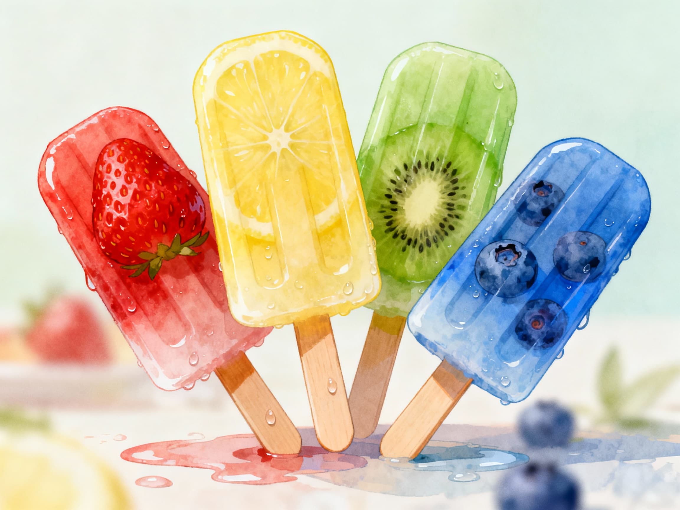 Picolés de Fruta